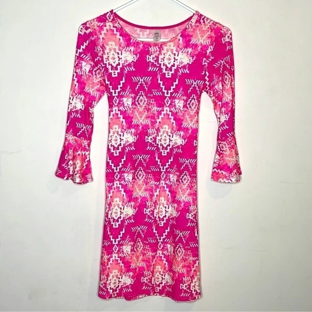 ❤️ 🆕 JUSTICE Graphic Pattern Dress Girls Size 12